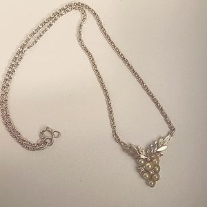 Vintage Leaves & Grapes Necklace